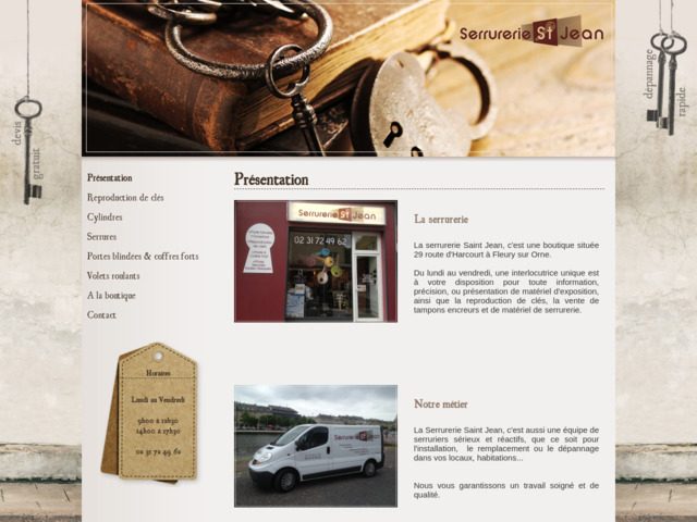 Serrurerie saint jean - dépannage en serrurerie autour de caen