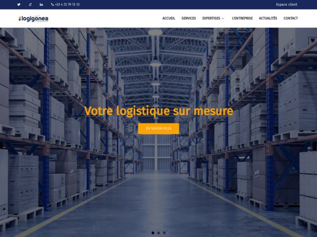 Logistiques et transports de produits marketing Logigones