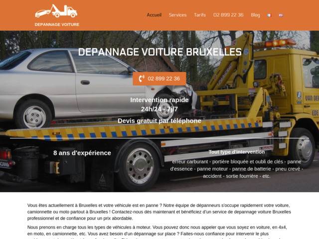 Dpannage voiture BXL
