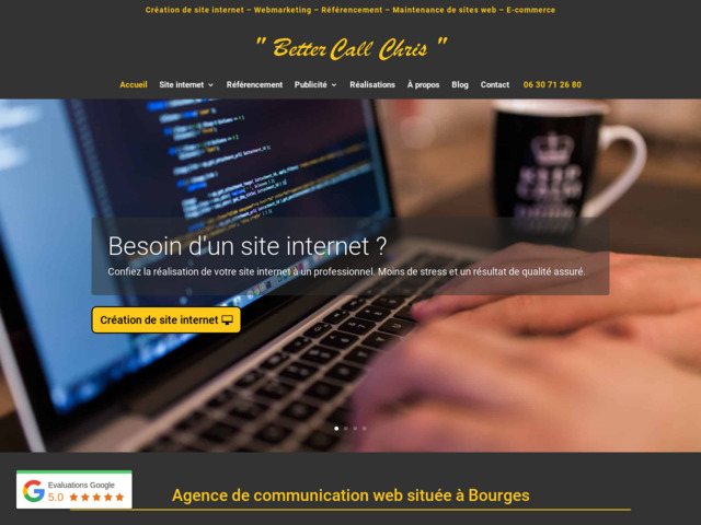 Bettercallchris - Agence de communication web à Bourges et alentours