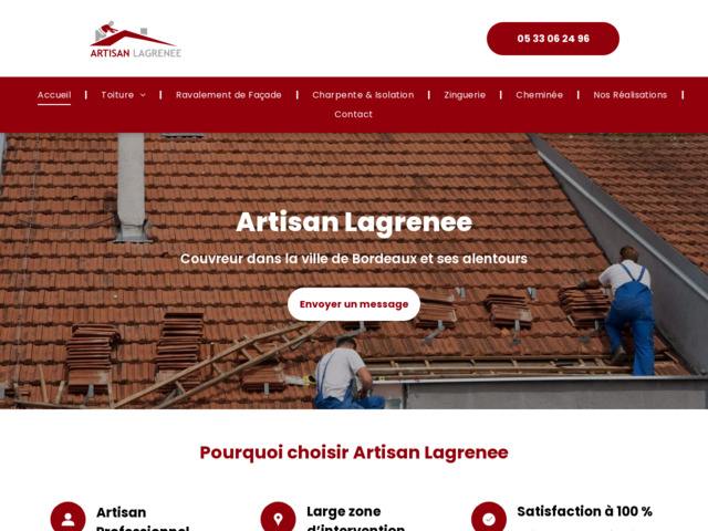 Entreprise de rnovation de toiture  Bordeaux, artisan Lagrenee