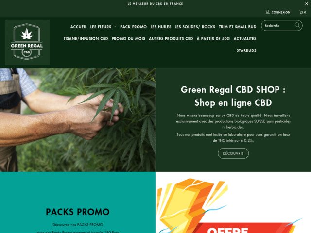 Green Regal CBD Shop, le meilleur du CBD pas cher en France