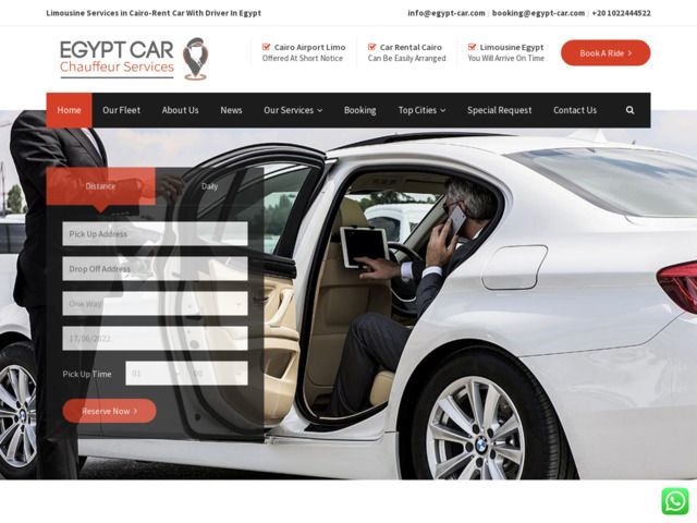 Limousine services in Cairo-rent car with driver in Cairo