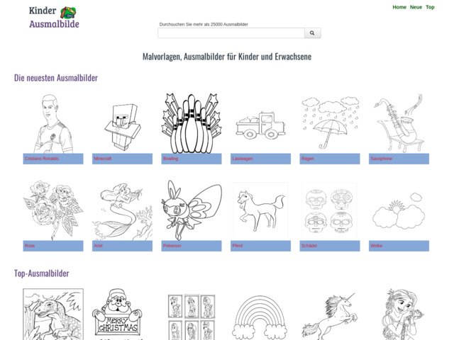 Kinder Ausmalbilder