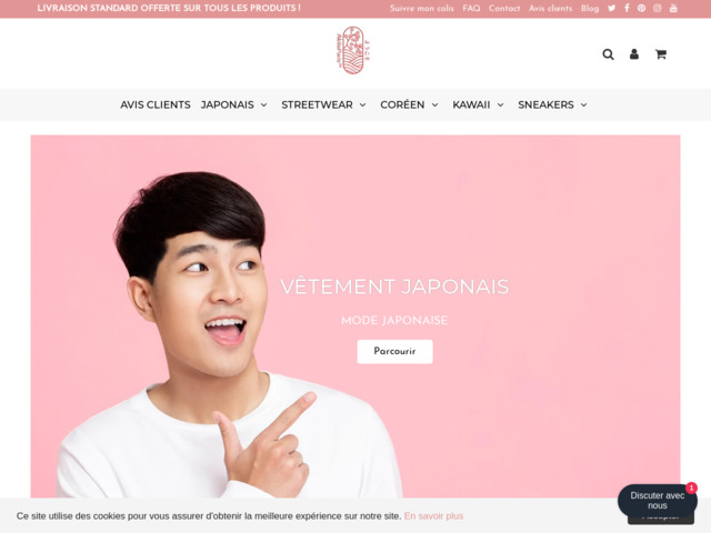 Boutique vêtement streetwear et japonais