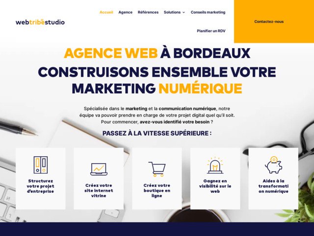 Agence marketing num�rique et cr�ation de site internet Webtribe Studio