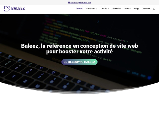 Baleez - Conception sites web