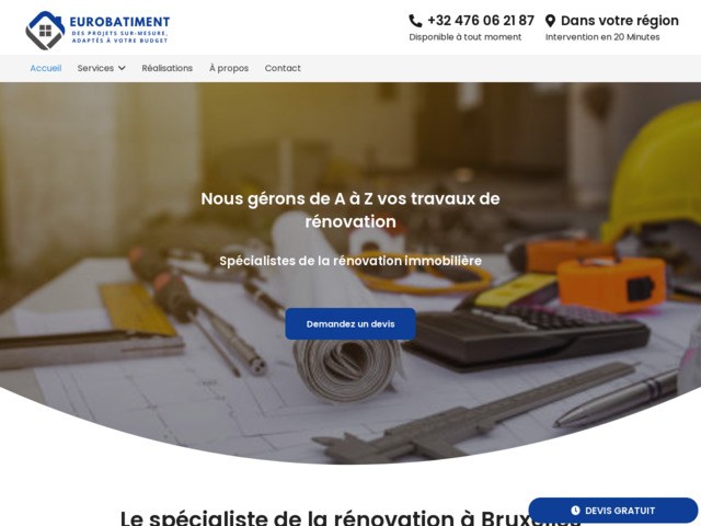 Entreprise rénovation Bruxelles
