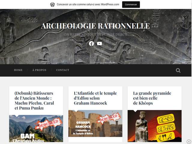 Archeologie Rationnelle - blog d'articles spécialisés sur l'archéologie