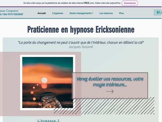 Morgane Cosquric hypnose