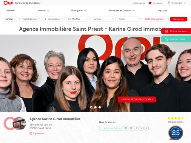 Orpi Saint-Priest - Agence immobilière gestion locative Saint-Priest Mions