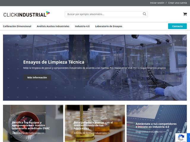 Portal B2B de servicios industriales | clickindustrial