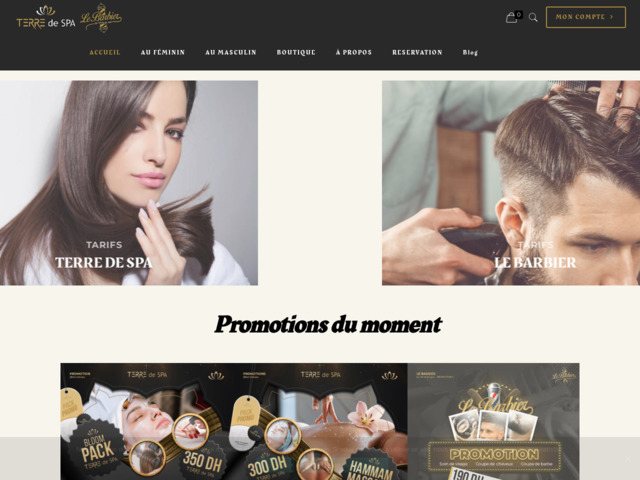 Coiffure  Casablanca : Terre de Spa