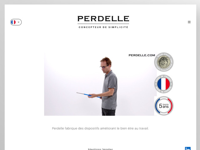 Perdelle : dispositifs ergonomiques au travail