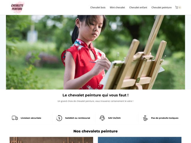 Chevalets de peinture
