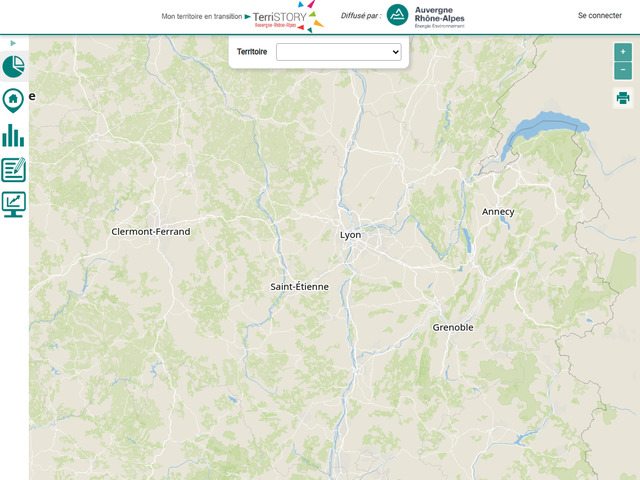 Transition énergétique, base de donnée des territoires Terristory