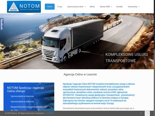 Notom - Agencja celna i spedycja Leszno