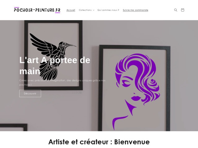 Pochoir-peinture.fr | Spécialiste des pochoirs