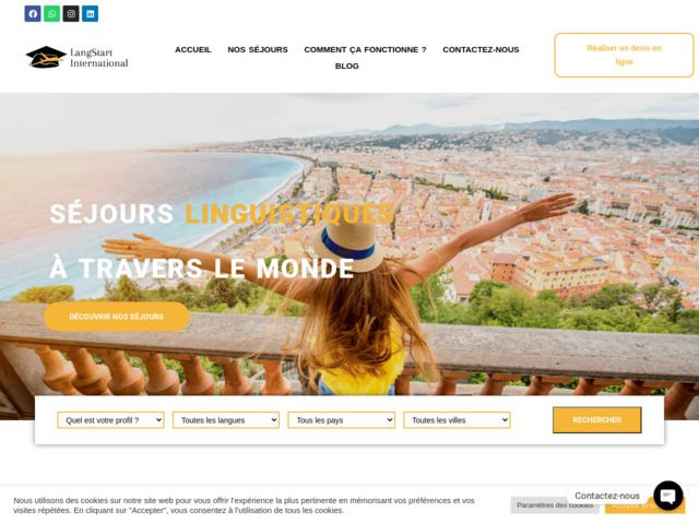 Langstart International : organisme de sjour linguistique