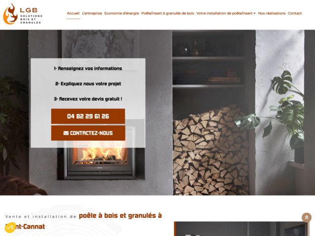 Insert à granulés à Saint-Cannat