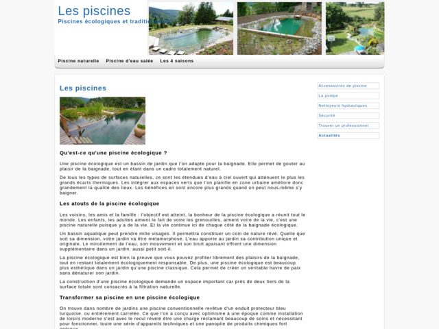 Choisir sa piscine