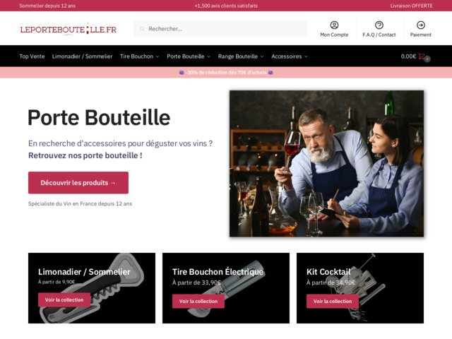 Porte bouteille