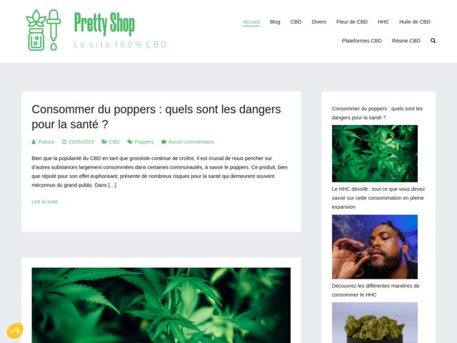 Le site 100% CBD