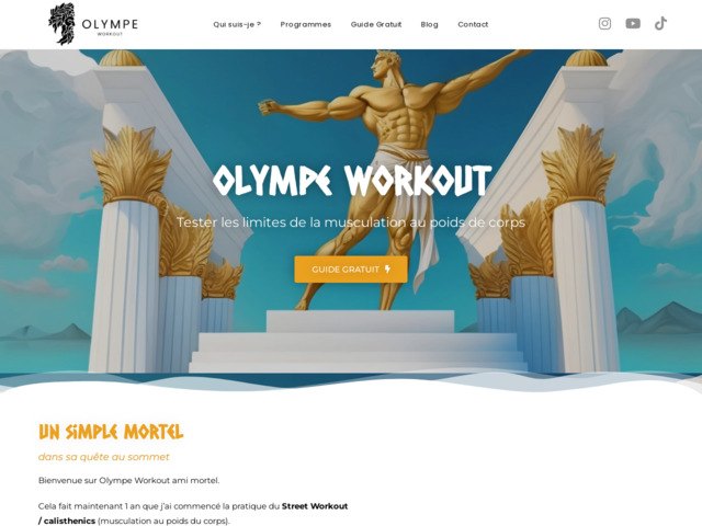 Olympe Workout | Street workout | Callisthénie | Musculation poids de corps