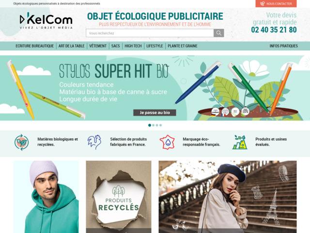 Objets publicitaires écologiques pro - Kelcom