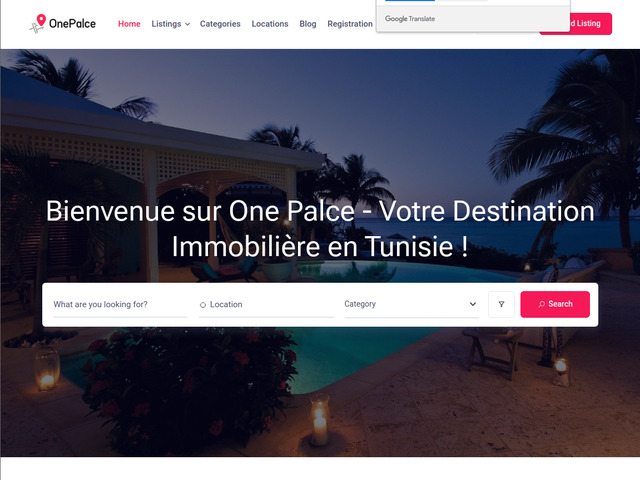 Vente & location immobilier en Tunisie | One Palce