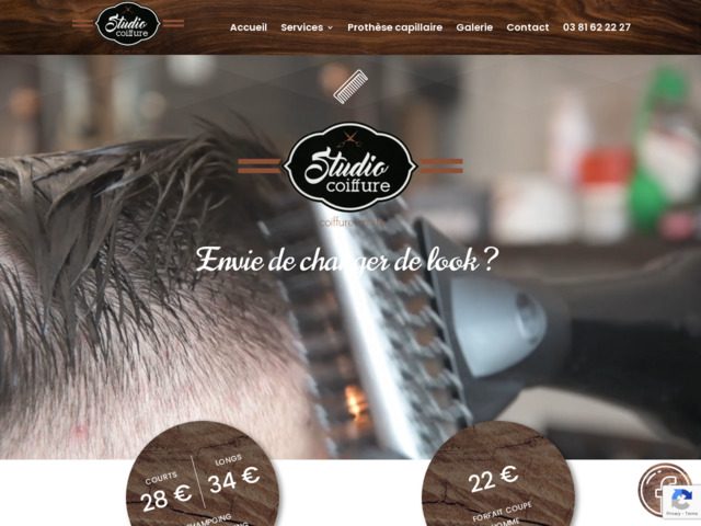 Salon de coiffure pour homme, femme et enfants à Ornans