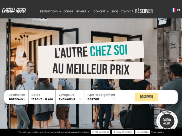 Central Hostel : un concept hybride entre htel et auberge de jeunesse