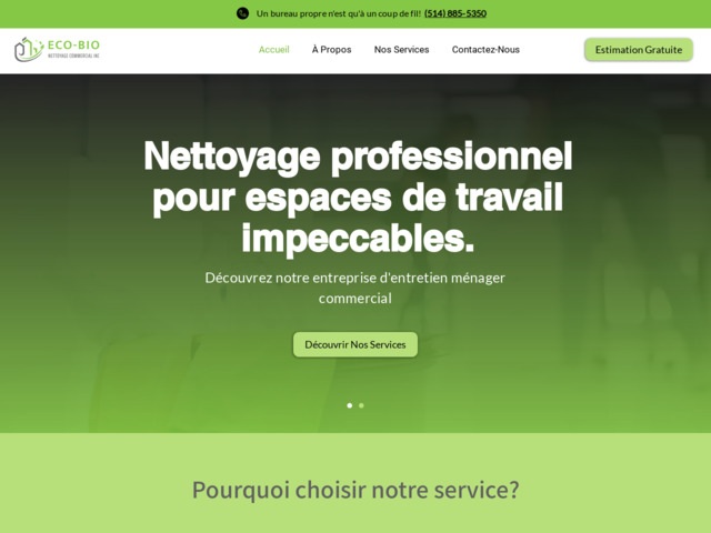 Eco-bio nettoyage commercial inc
