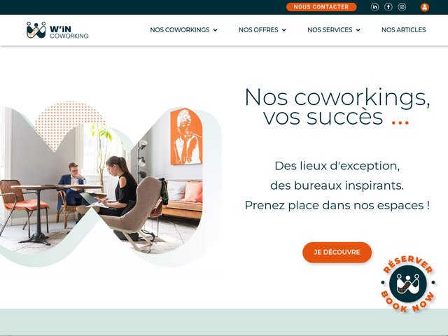 W'in coworking : nos coworkings, vos succès