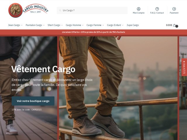 Vêtement cargo