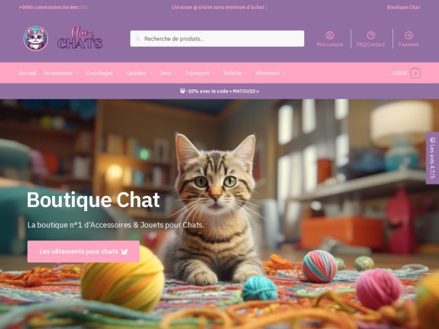 Boutique chat