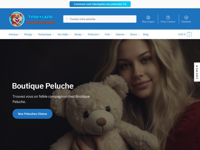 Boutique peluche