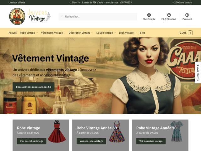 Vêtement vintage