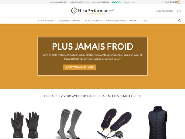 Heatperformance bv - vente de vêtements chauffants