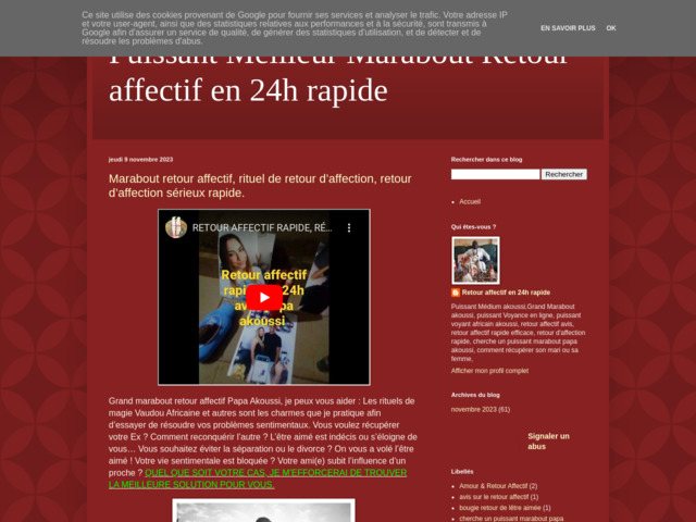 Puissant meilleur marabout retour affectif en 24h rapide