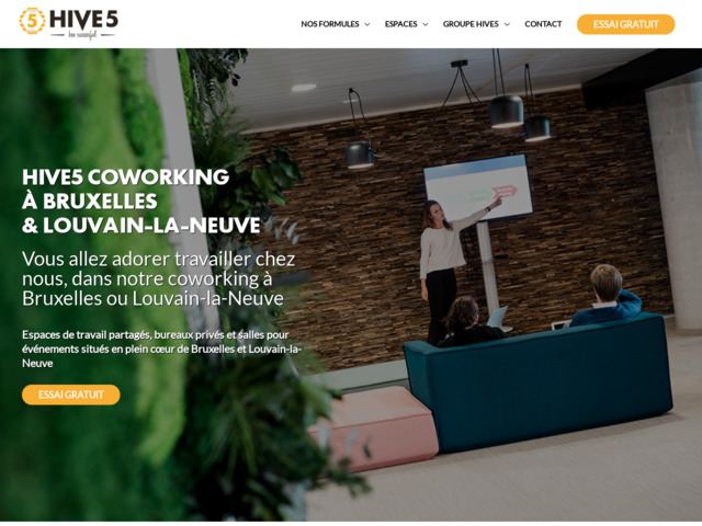 Hive5 : Espaces de coworking et de bureaux privatifs pour les entrepreneurs