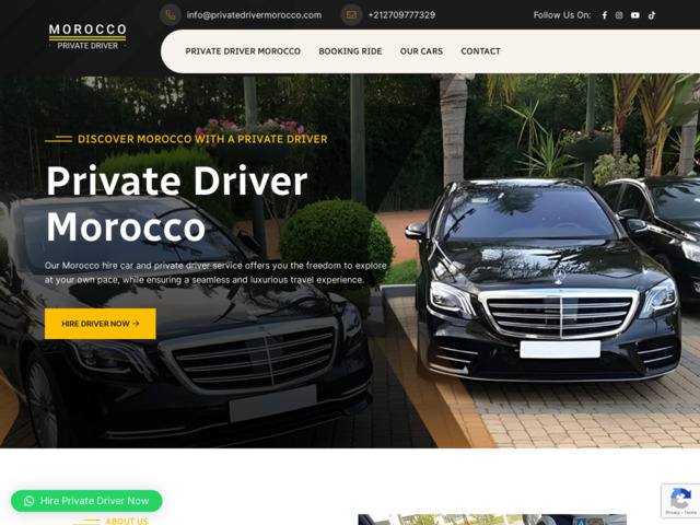 Private driver morocco