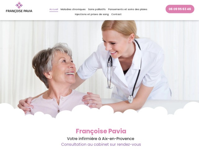 Infirmière à Aix-en-Provence - Françoise Pavia