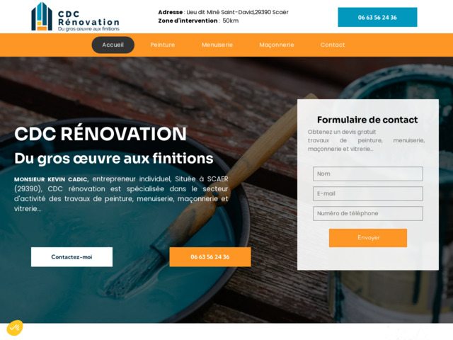 Artisan peintre à Châteaulin