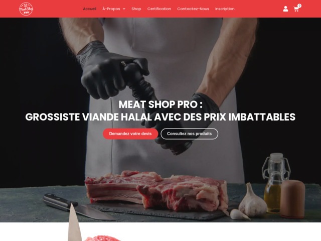 Meatshop Pro - Fournisseur de viande halal en gros
