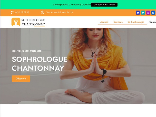 Sophrologue à Chantonnay