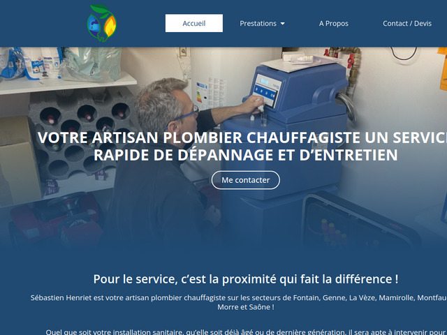 Plombier chauffagiste henriet