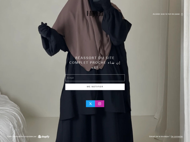 Hijrati : boutique musulmane spcialise dans la vente de vtements mastour