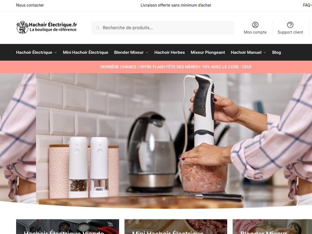 La rfrence en hachoir lectrique