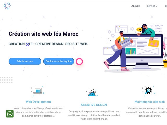 Création site web Fès